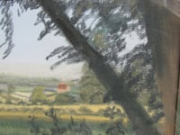 Image 9 of Vintage Pastel Drawing Landscape 'From Walkington' (East Yorkshire) by George Hipson, Framed