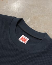 Image 2 of OG WAFFLE LONGSLEEVE VINTAGE BLACK