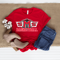 Image 1 of SMS Basketball Tee