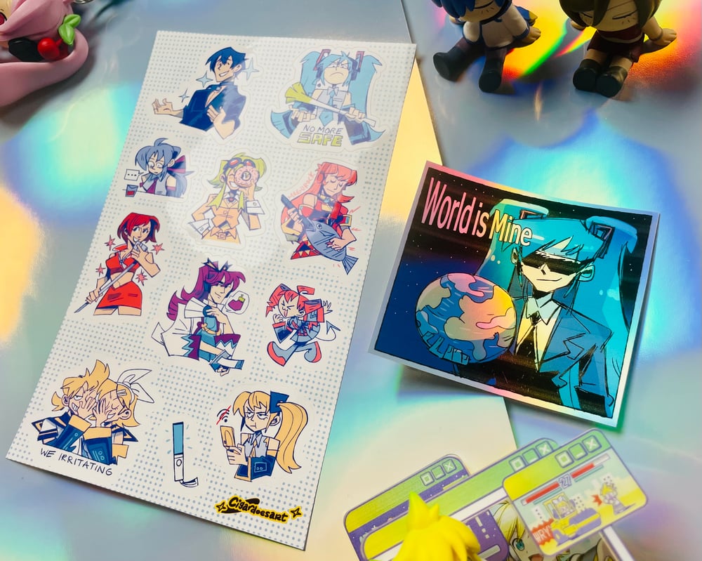 Vocaloid Vinyl Stickers