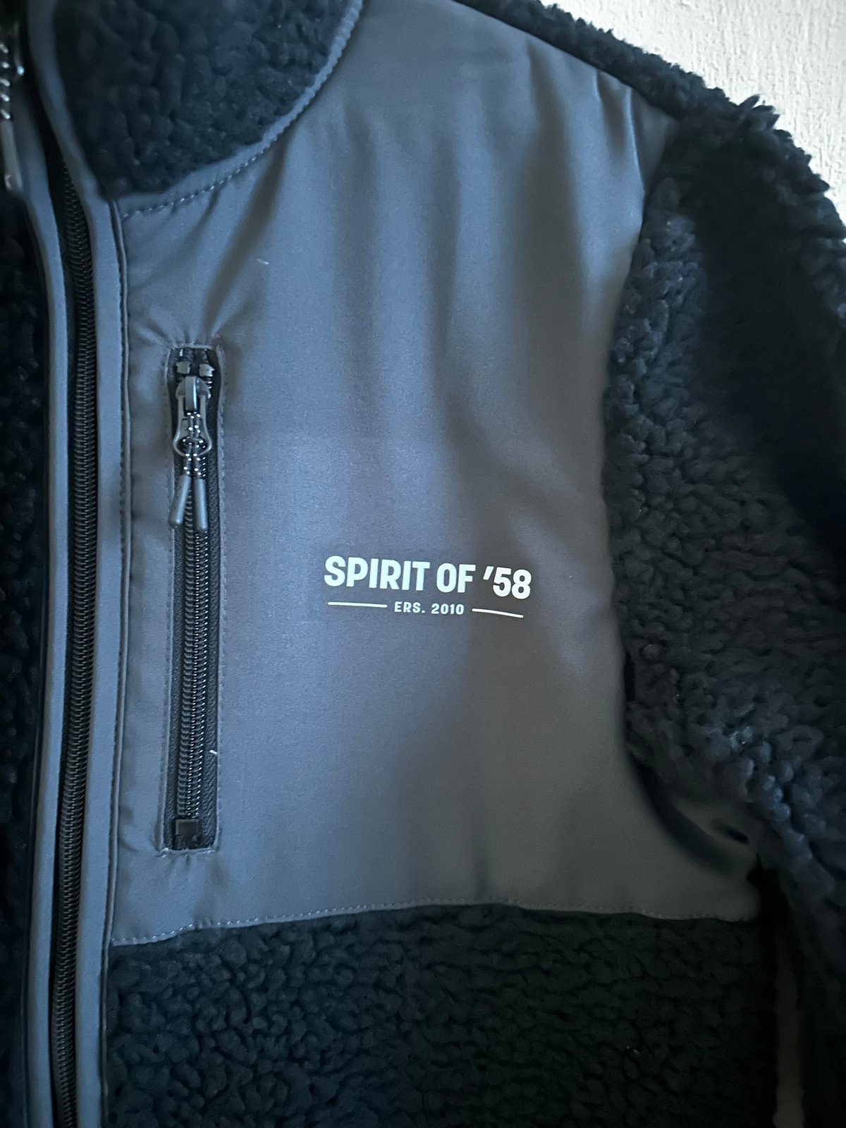 Image of Spirit of 58 Sherpa Fleece in Black 