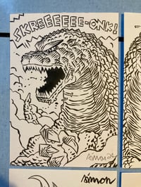 Image 2 of A6 GODZILLA DRAWINGS