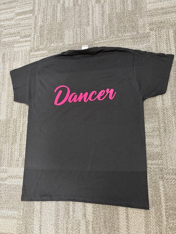 Image of Dancer Black & Hot Pink T Shirt