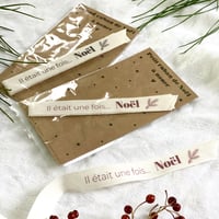 Image 1 of RUBAN "IL ÉTAIT UNE FOIS...NOËL"