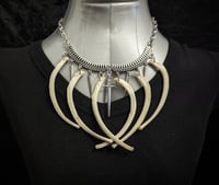 Image 1 of Rabbit Ribs Necklace : Animal bone, Vulture culture Taxidermy