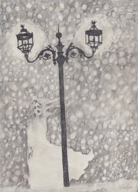 Image 1 of The Snow - Pencil on Paper 