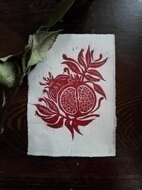 Image 1 of Linogravure Grenade - Format A5
