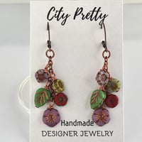 Image 2 of Flower Bouquet Earrings