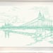 Image of Hammersmith / Original coloured pencil drawing / Framed