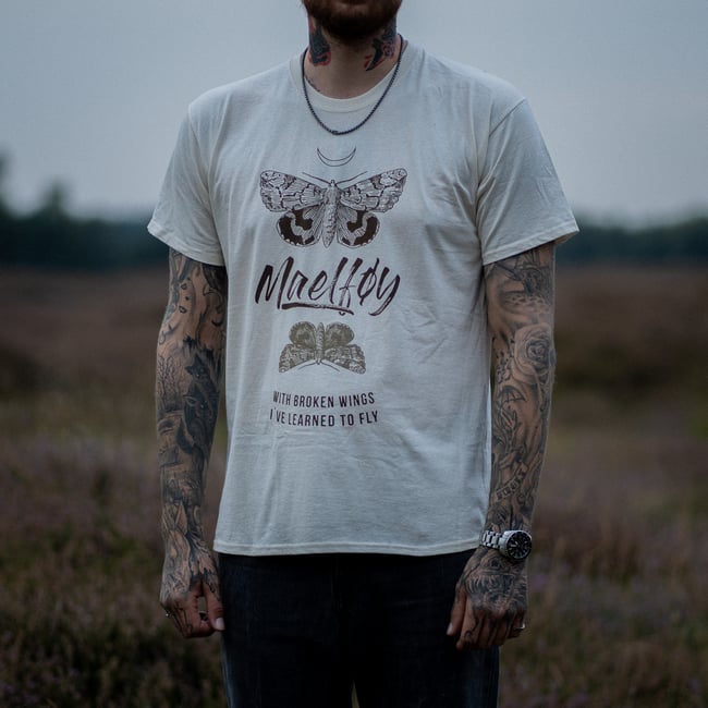 T-Shirt "Broken Wings" Creme