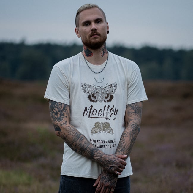 T-Shirt "Broken Wings" Creme