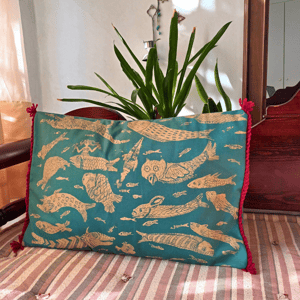 Persian Sea Creatures Pillow Case