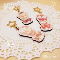 Image 1 of Autumn Treats Wooden Keychains