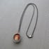 Sterling Silver and Agate “Flame” Necklace Image 3