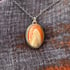 Sterling Silver and Agate “Flame” Necklace Image 4