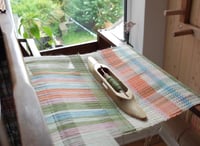 Image 5 of Colour Block Handwoven Wool Scarf