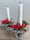 Image of 4 bougeoirs en verre 