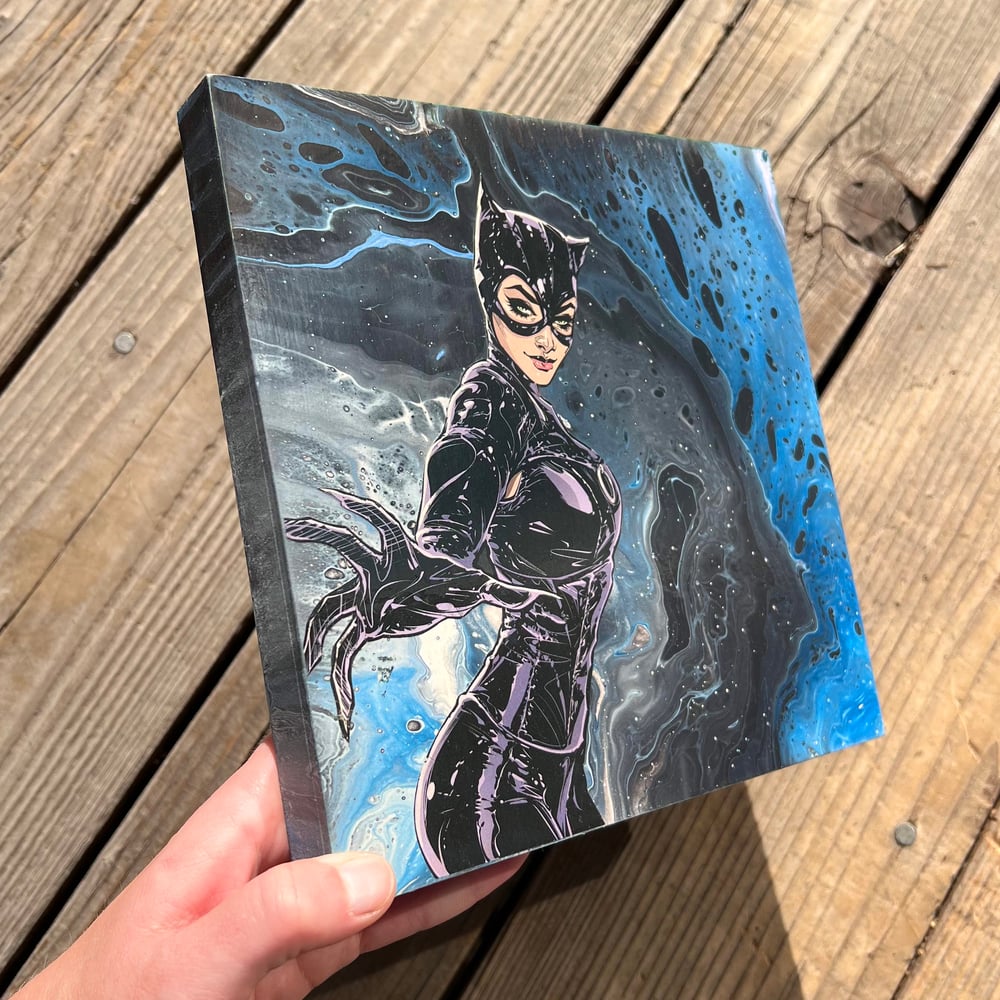 Catwoman's Claws wood panel