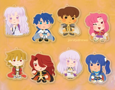 Image of FE4 / 5 Charms PREORDERS 11/8-11/24