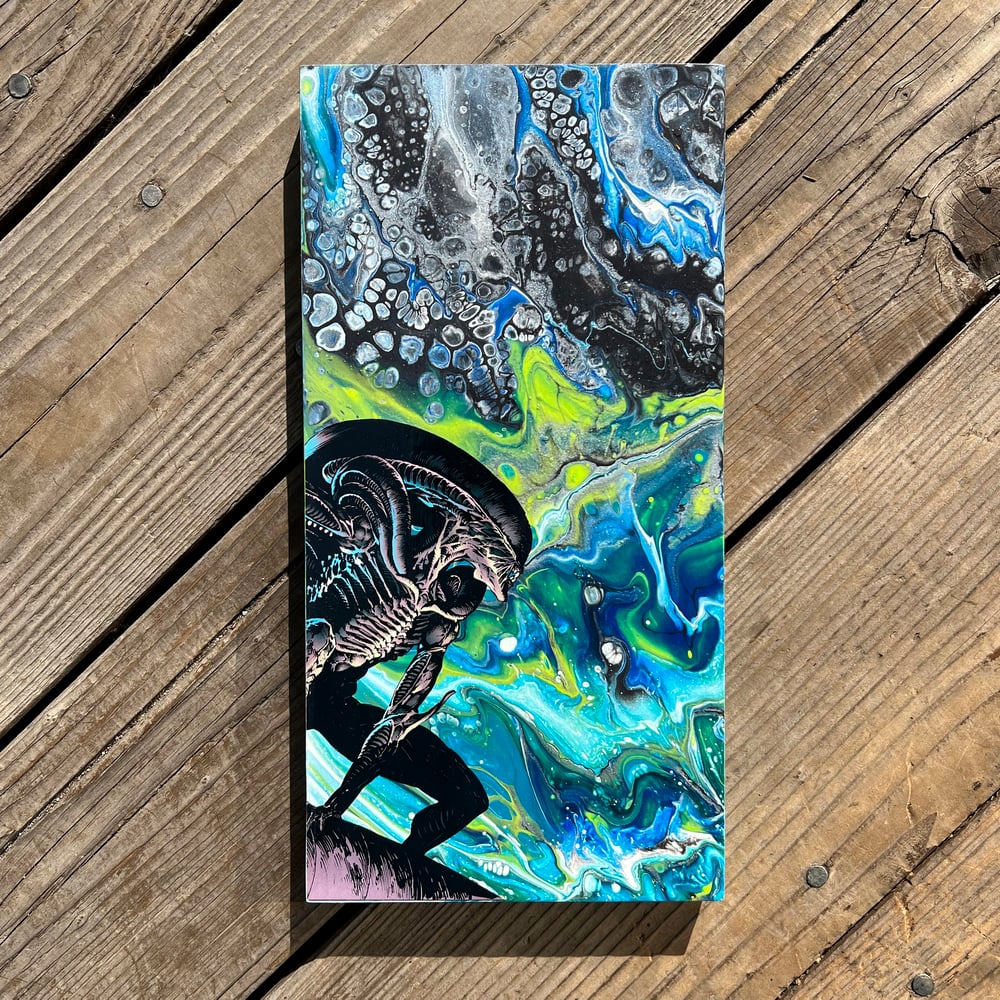 The 8th Passenger wood panel