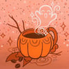 Coffee Ghost - Original Artwork