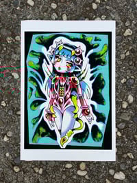 Image 1 of Bubblemech Girl Archival Print