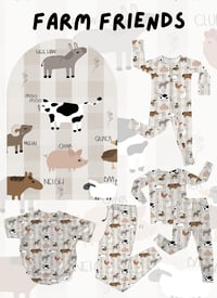 Farm Friends  Zippy/Two Piece Set