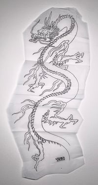 Dragon tattoo final drawing