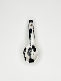 Black and White Salt Spoon