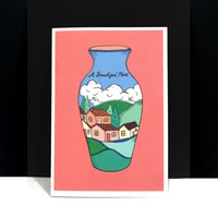 Image 1 of Vase 'A Beautiful Place' Card