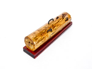 Image of Handmade wooden Keepsake Pen Box with exotic wood Padauk, Wooden Treasure Box, Jewelry Box