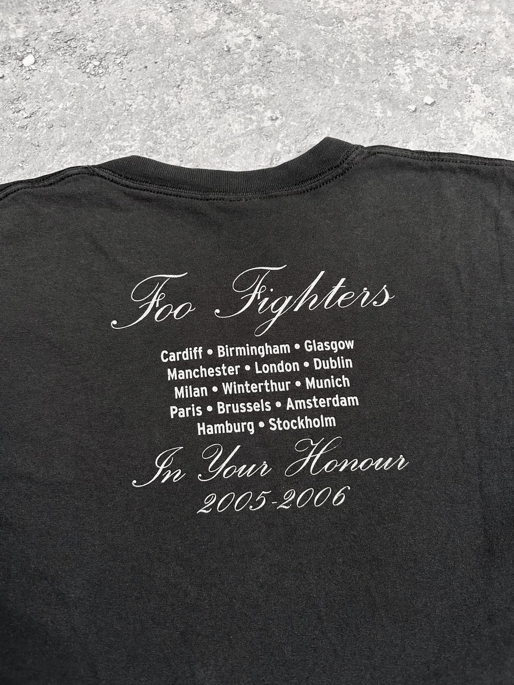 Foo Fighters 2005 ‘In Your Honour’ Tour T-Shirt