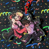 Trigun Vash & Wolfwood Acrylic Charm