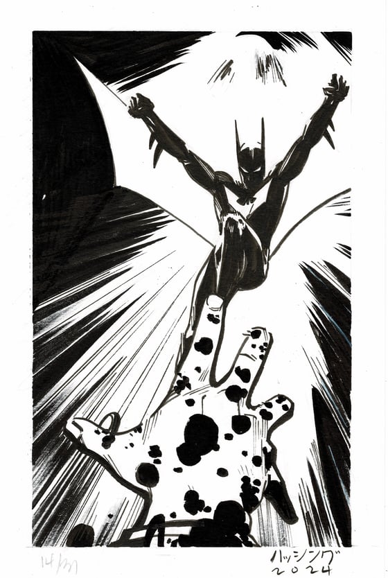 Image of Batober Original Art 10.14.2024 - Suspense