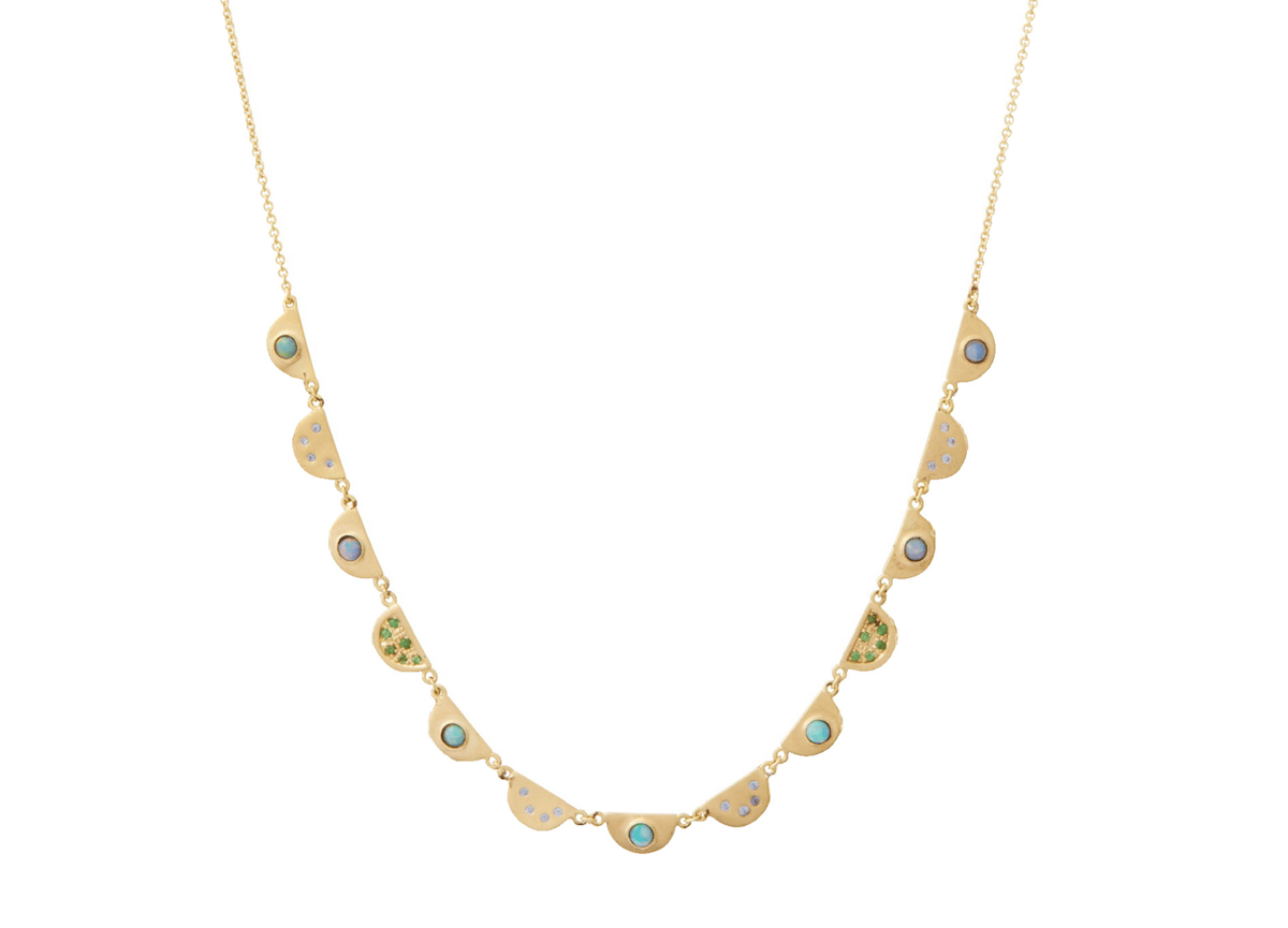 Image of Unhada 18 k Chantal Scalloped Necklace
