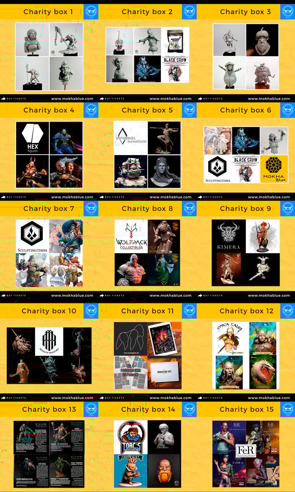 Charity raffle ticket