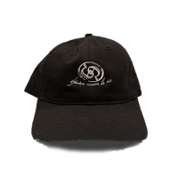 Image 1 of ÉFÉMÈRE Black Embroidered Logo Hat