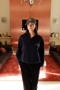 Image 3 of ÉFÉMÈRE Lead Grey Embroidered Logo Hat