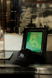 Image 3 of ÉFÉMÈRE Black Embroidered Logo Hat