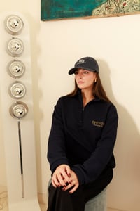 Image 3 of ÉFÉMÈRE Ocean Blue Embroidered Logo Hat