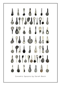 12" x 18" White Spoon Print