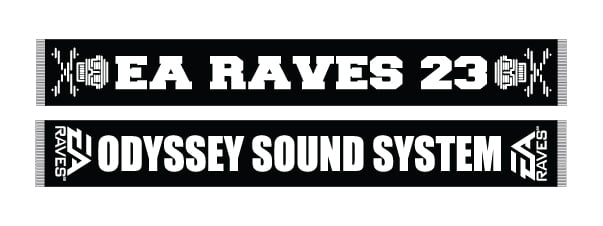 Image of EA RAVES 23 ODYSSEY SOUND SYSTEM SCARF 2.0