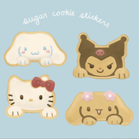 Image 1 of Sanrio car peeker/stickers