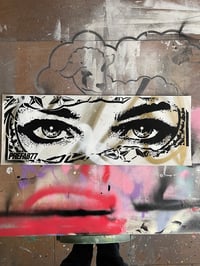 Image 1 of HEIST EYES (stencil art)