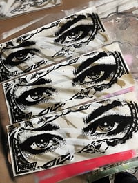 Image 2 of HEIST EYES (stencil art)