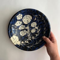 Image 2 of Midnight Floral Pasta Bowl 2