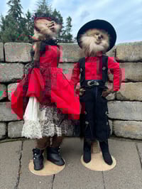 Image 1 of Painted Lady and her Cowboy