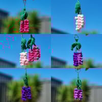 Image 1 of Handmade Crochet Lavender Keychain/Bag Charm
