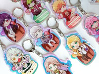 Image 1 of Cupid Parasite Rainbow Acrylic Charm