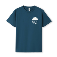 Image 3 of 3D puff rain cloud t-shirt